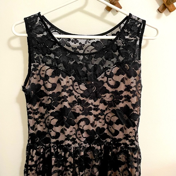 Lace cocktail dress black & cream - Picture 8 of 8